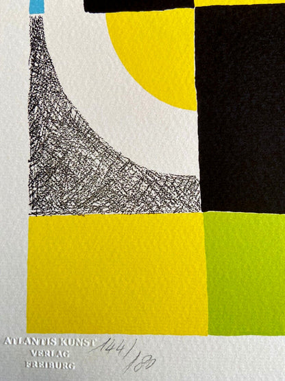 Sonia Delaunay Lithograph Coa Signed Op Numbered