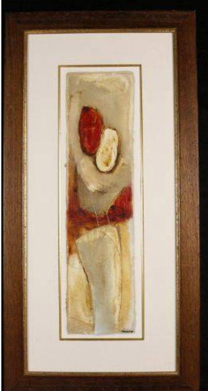 Emilija Pasagic (Canadian) Original Oil Painting Signed Framed Abstract Art