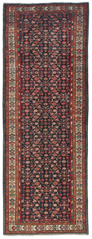 Plum Vintage Tribal Floral Sytle 4X11 Ft