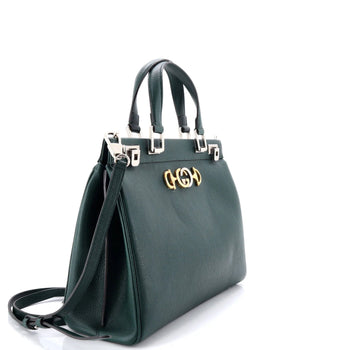 Gucci Zumi Top Handle Bag Leather Medium