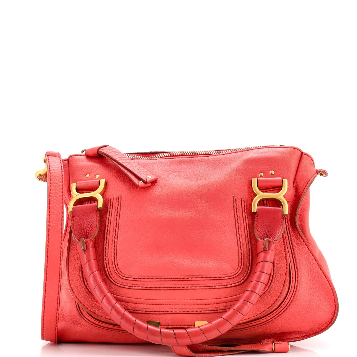 Chloe Marcie Satchel Leather Medium