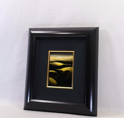 Rare Eyvind Earle Original Painting Oil On Panel "Golden Meadows"  Hand Signed