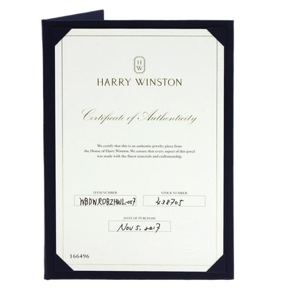 Harry Winston   Ring Hw Logo Diamond K18 White