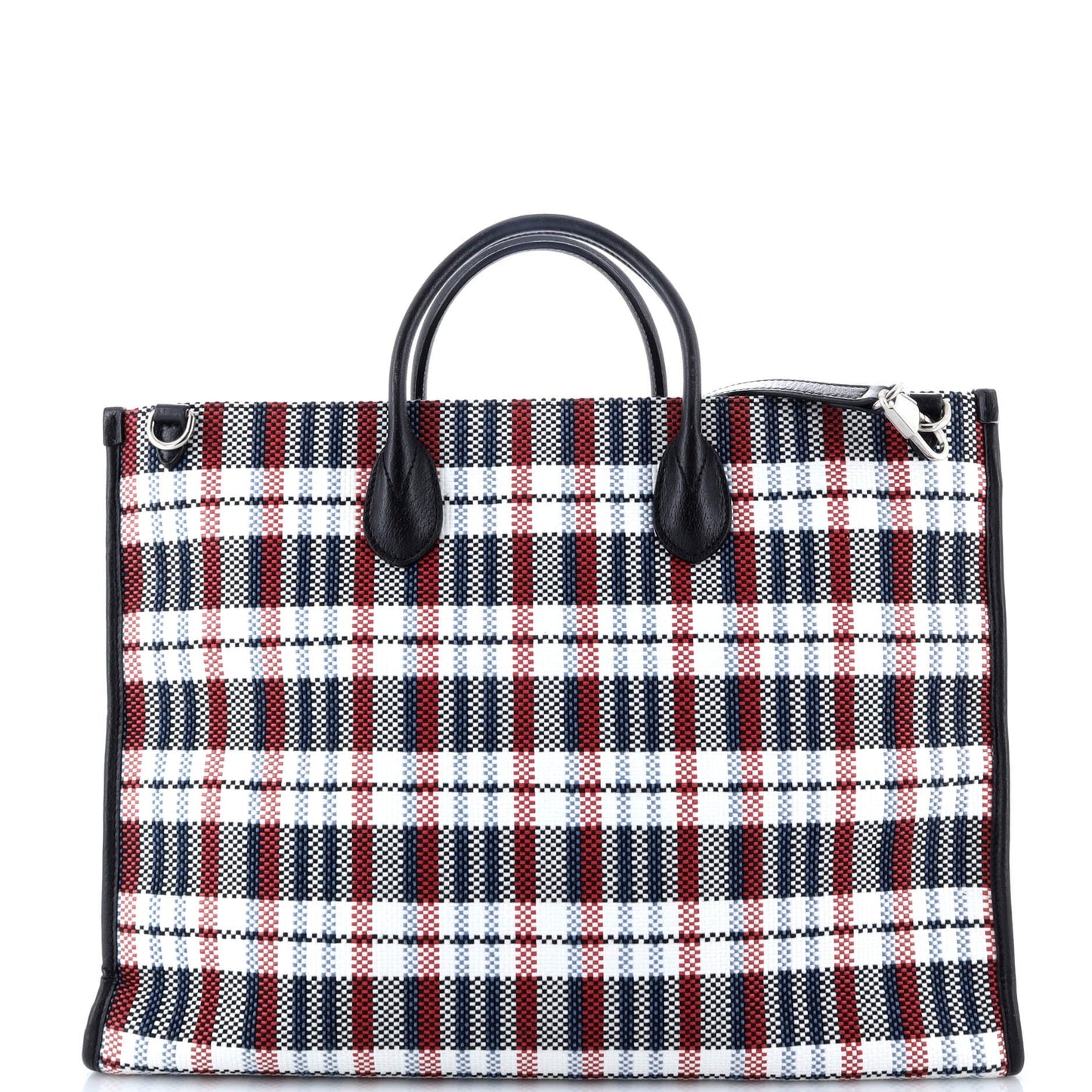 Gucci Iccug Tote Embroidered Faux Raffia Large