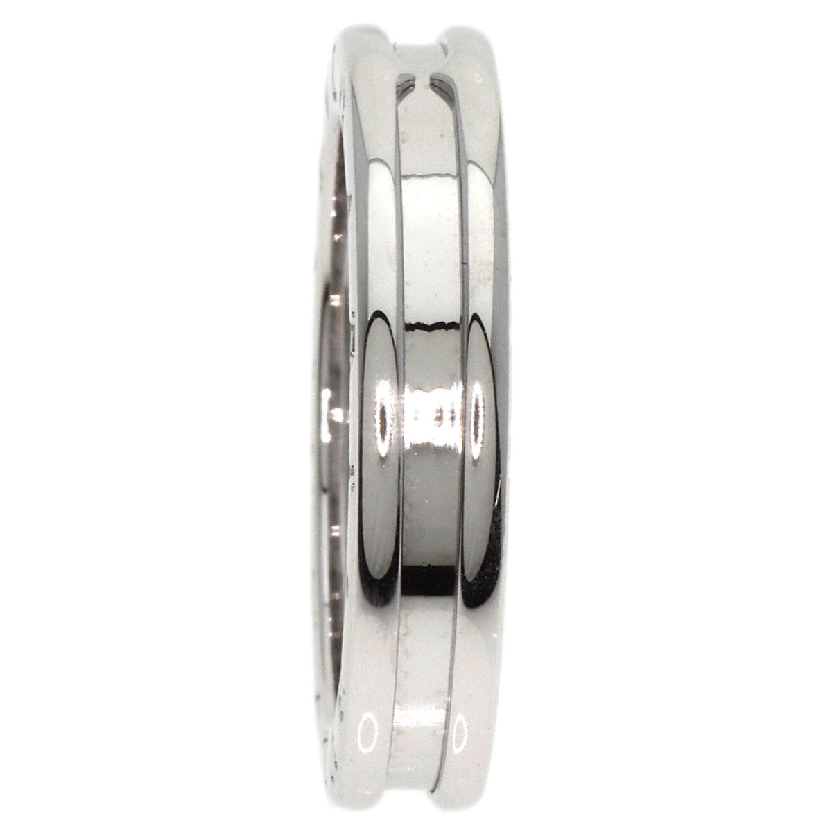 Bvlgari Ring B.Zero1 1 Band Xs #57 K18 White Gold