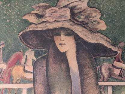 Forest Rider Lithograph Authentic Jean Pierre French Modern Art