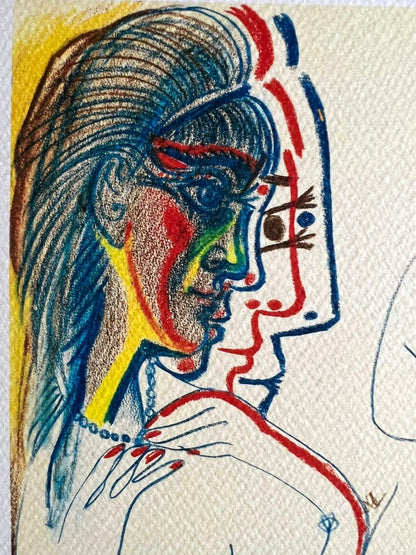 Pablo Picasso Lithograph Coa Signed / Numbered In Pencil Limited