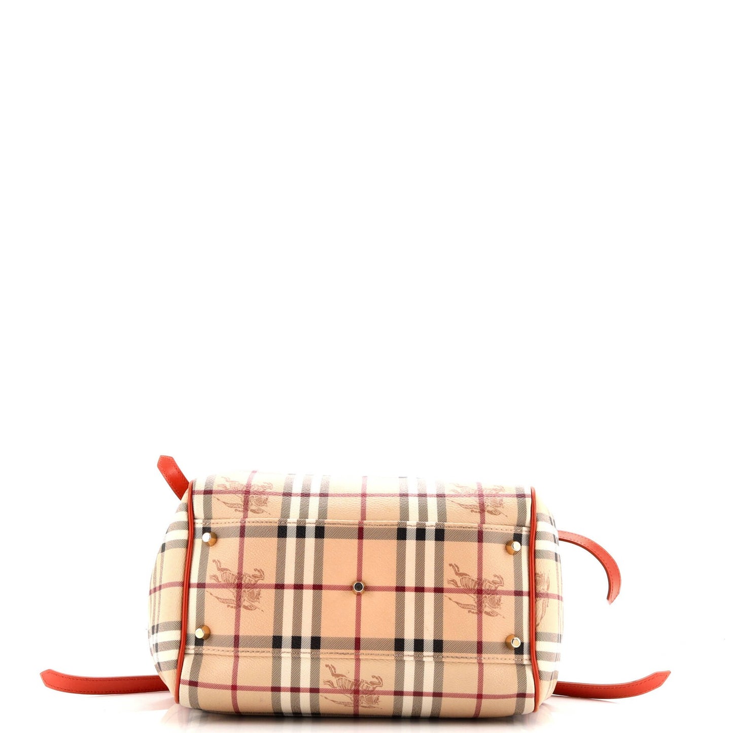 Burberry Canterbury Tote Haymarket Coated Canvas Small