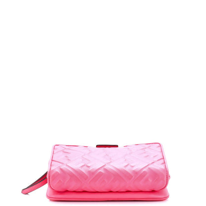 Fendi Upside Down Bag Zucca Embossed Leather