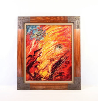 E.E. Druzhinina 1995 Original Oil Painting 