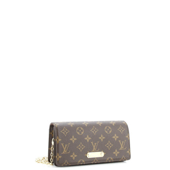 Louis Vuitton Lily Wallet On Chain Monogram Canvas