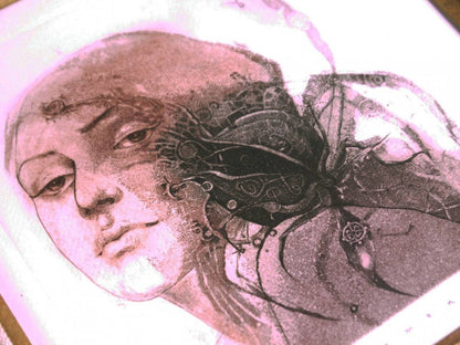 Daiva Staskeviciene (Lithuania) Etching Carmen 58/100 Pencil Signed Framed