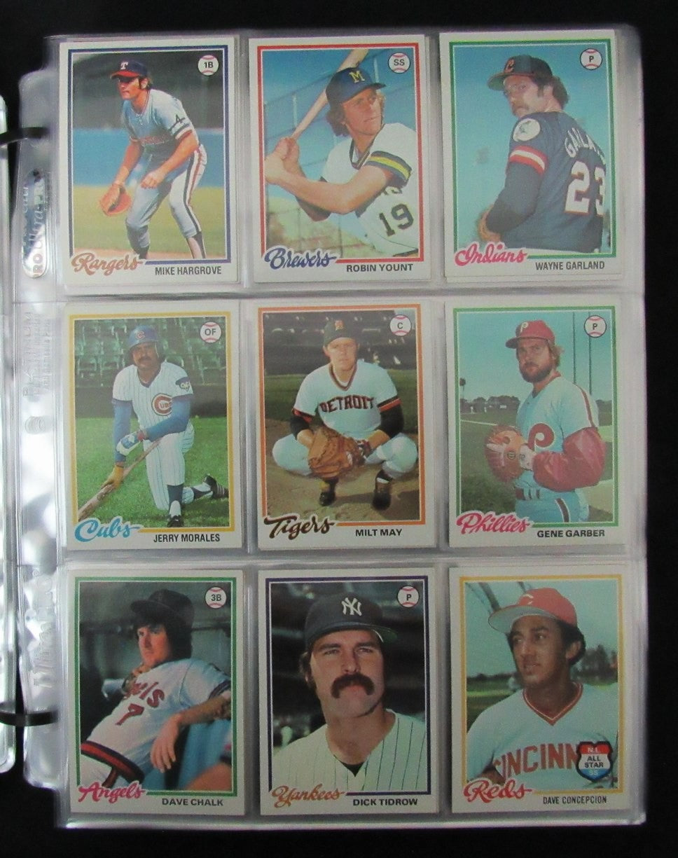 1978 Topps Baseball Complete Set (726) In Pocket Pages Ryan, Stargell 184938