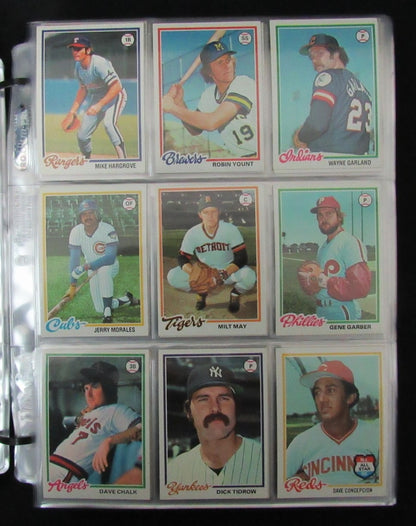 1978 Topps Baseball Complete Set (726) In Pocket Pages Ryan, Stargell 184938