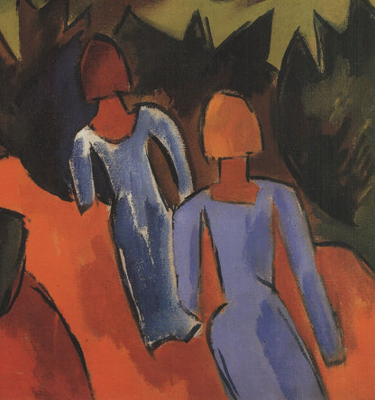 Karl Schmidt-Rottluff Blue Moon " Offset Lithograph Modernism