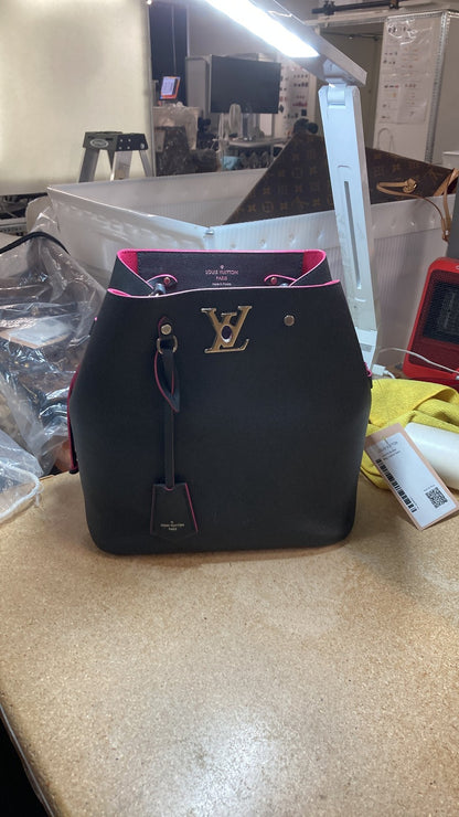 Louis Vuitton Lockme Bucket Bag Leather