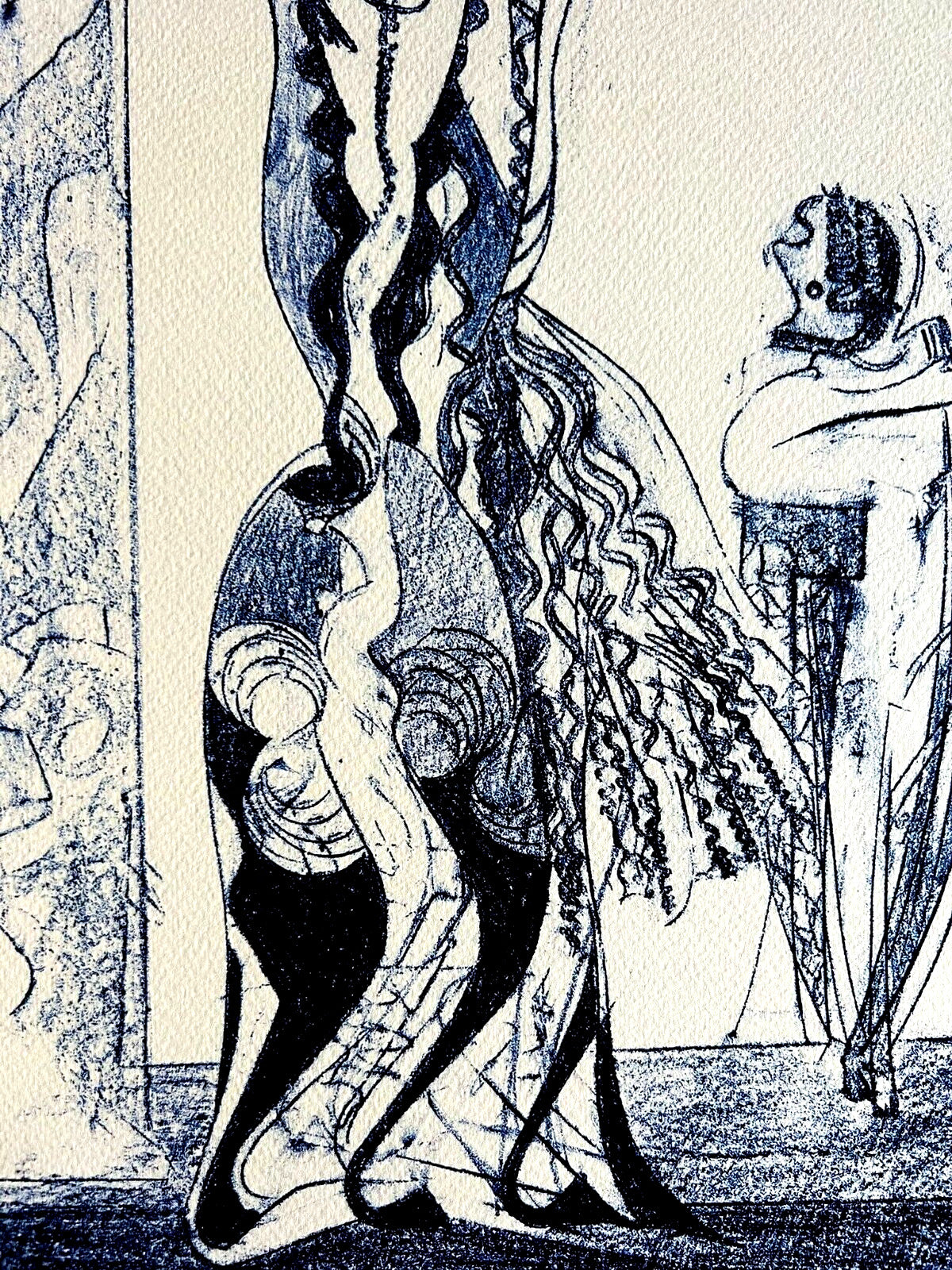 Max Ernst Lithograph Coa Signed Op Numbered By Hand