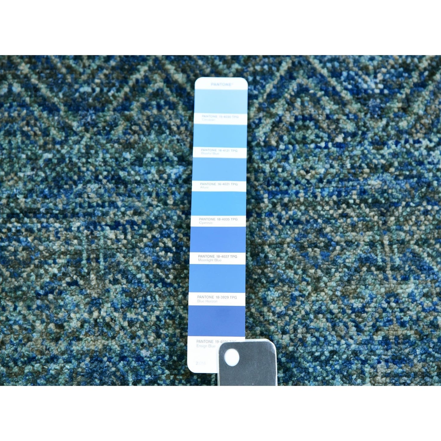 2'6"X12' Green Hand Knotted Kohinoor Herrita Runner Oriental Rug