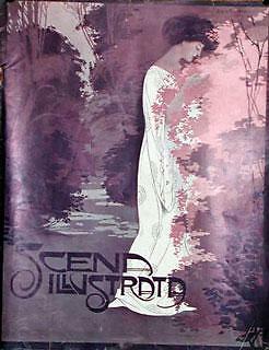 Scena Illustrata Arts Literature Music Theatre Night Scene 1900