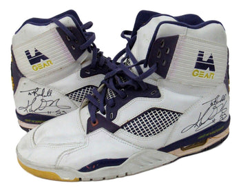 1990 Karl Malone Utah Jazz Signed Game Worn