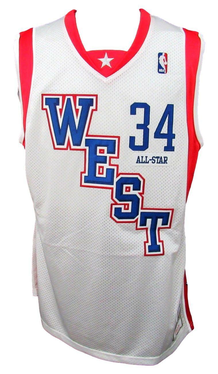 Shaquille O'Neal Hof Signed Nba West All-Star