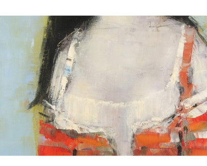 Jacques Voyet (French) Signed Original Painting Oil On Canvas Framed - Girl