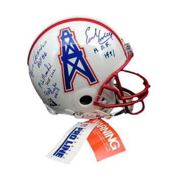 Houston Oilers Signed By 8 Hofers Full Size Pro