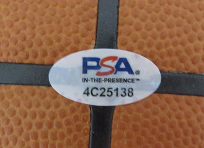 Larry Bird HOF Signed Wilson NBA Leather Game Basketball Celtics PSA/ DNA 198610