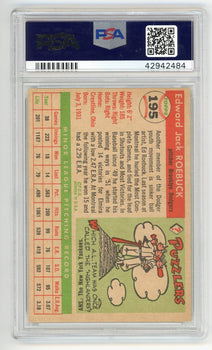 Ed Roebuck 1955 Topps #195 Psa 5