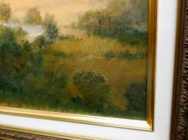 Alain Bonnaure (French) Original Oil Painting On Canvas Signed Framed Landscape