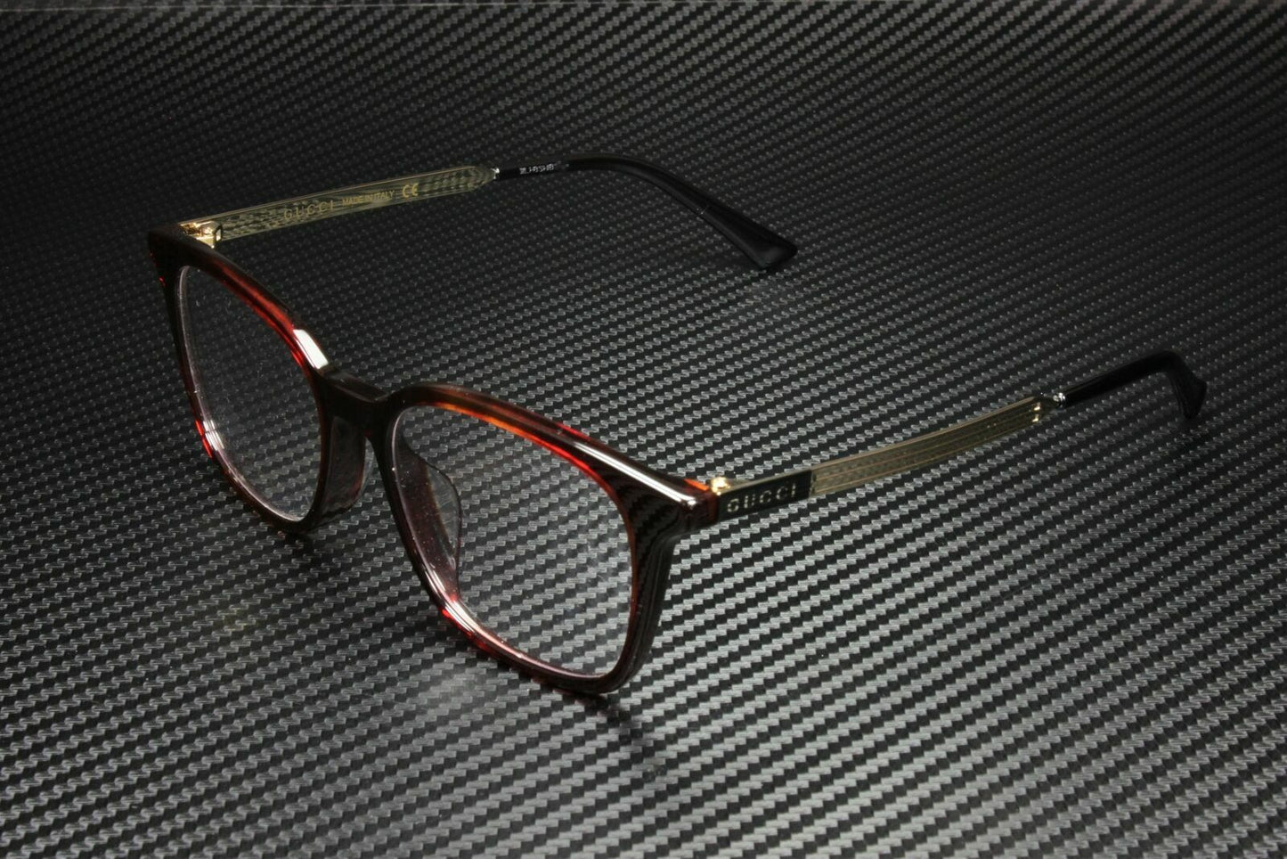 Gucci Gg0831Oa 002 Havana Rectangle Women'S Eyeglasses 52 Mm