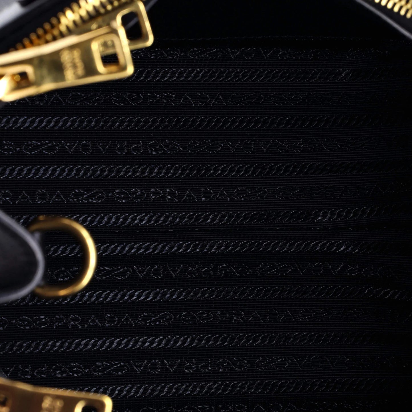 Prada Esplanade Tote Saffiano With City Calf Small