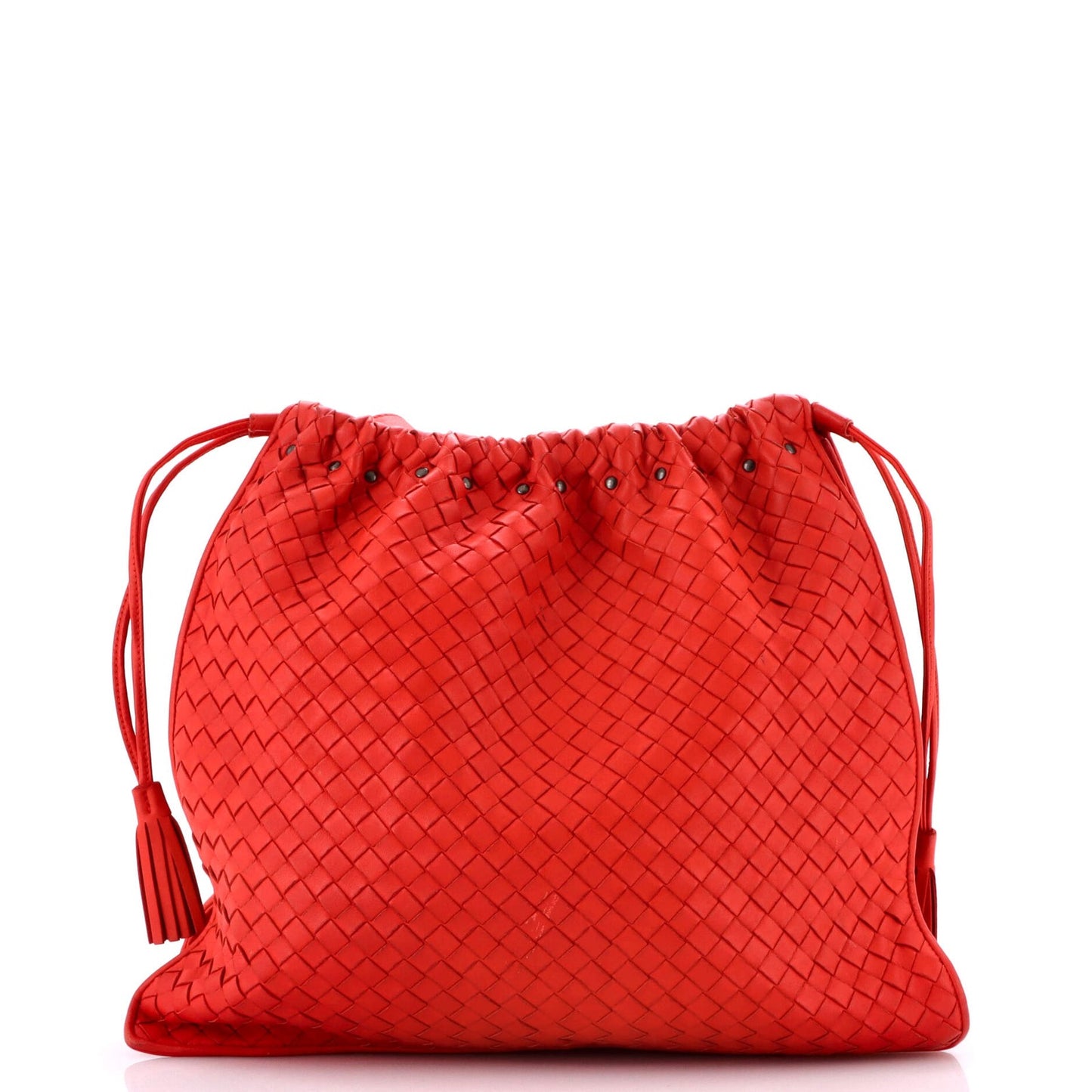 Bottega Veneta Drawstring Tassel Tote Intrecciato Nappa Medium