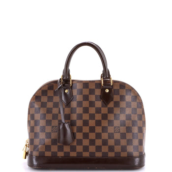 Louis Vuitton Alma Handbag Damier Pm