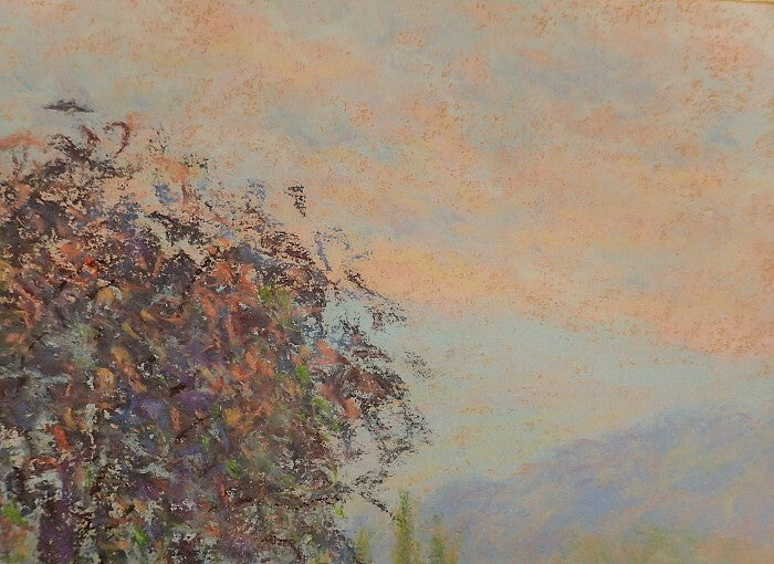 Rodolphe Planquette Original Signed Pastel On Paper Painting Framed Landscape