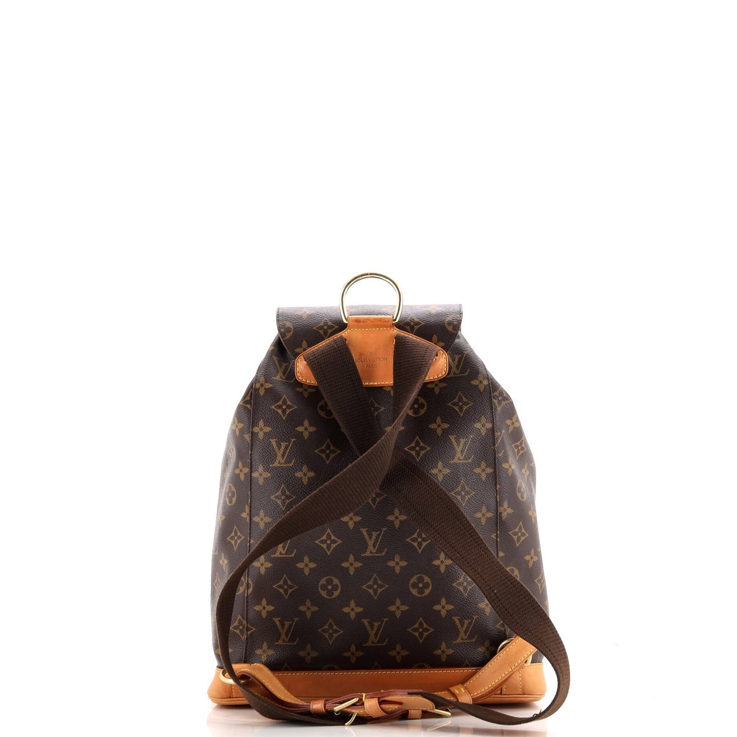 Louis Vuitton Vintage Montsouris Backpack Monogram Canvas Gm