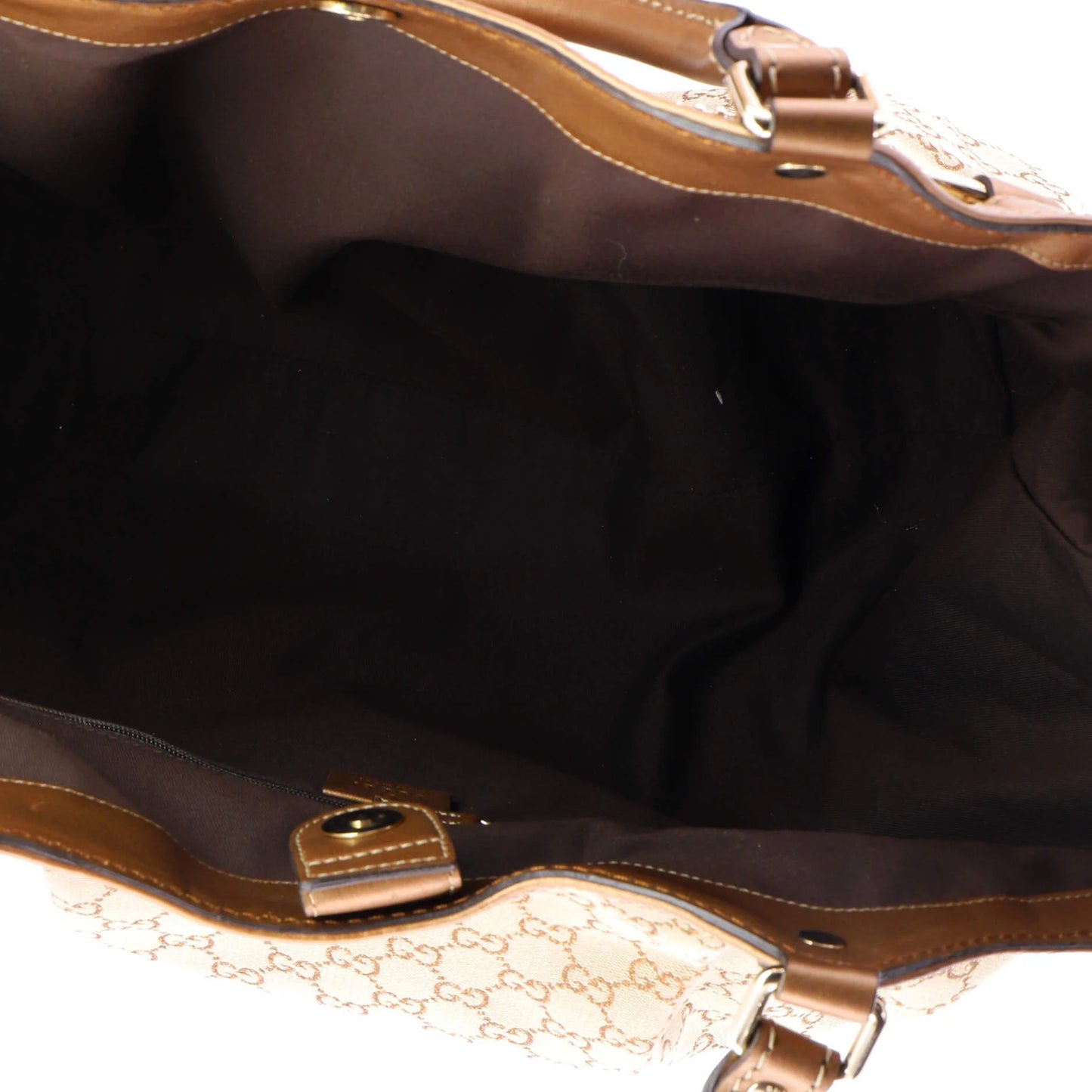 Gucci Sukey Tote Gg Canvas With Leather Large