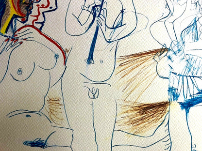 Pablo Picasso Lithograph Coa Signed / Numbered In Pencil Limited