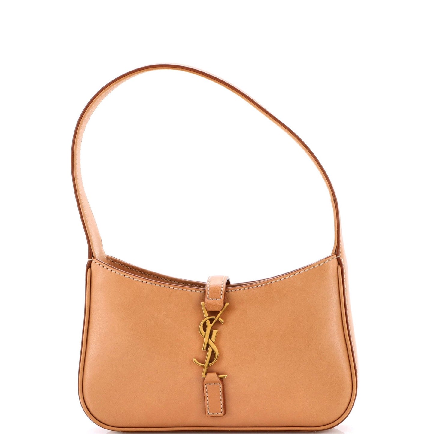 Saint Laurent Le 5 A 7 Hobo Leather Mini