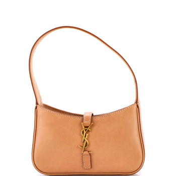Saint Laurent Le 5 A 7 Hobo Leather Mini