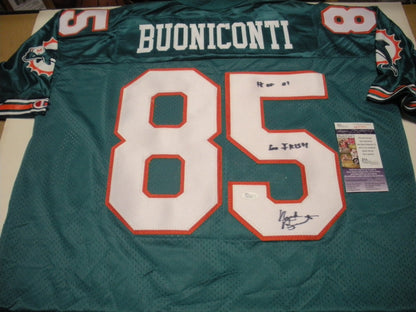 Nick Buoniconti Miami Dolphins Jsa/Coa Signed