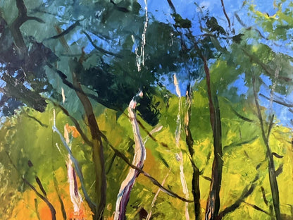 Laszlo Ridovics Original Oil Painting "Autumn" Hungarian Master Eastern Europe