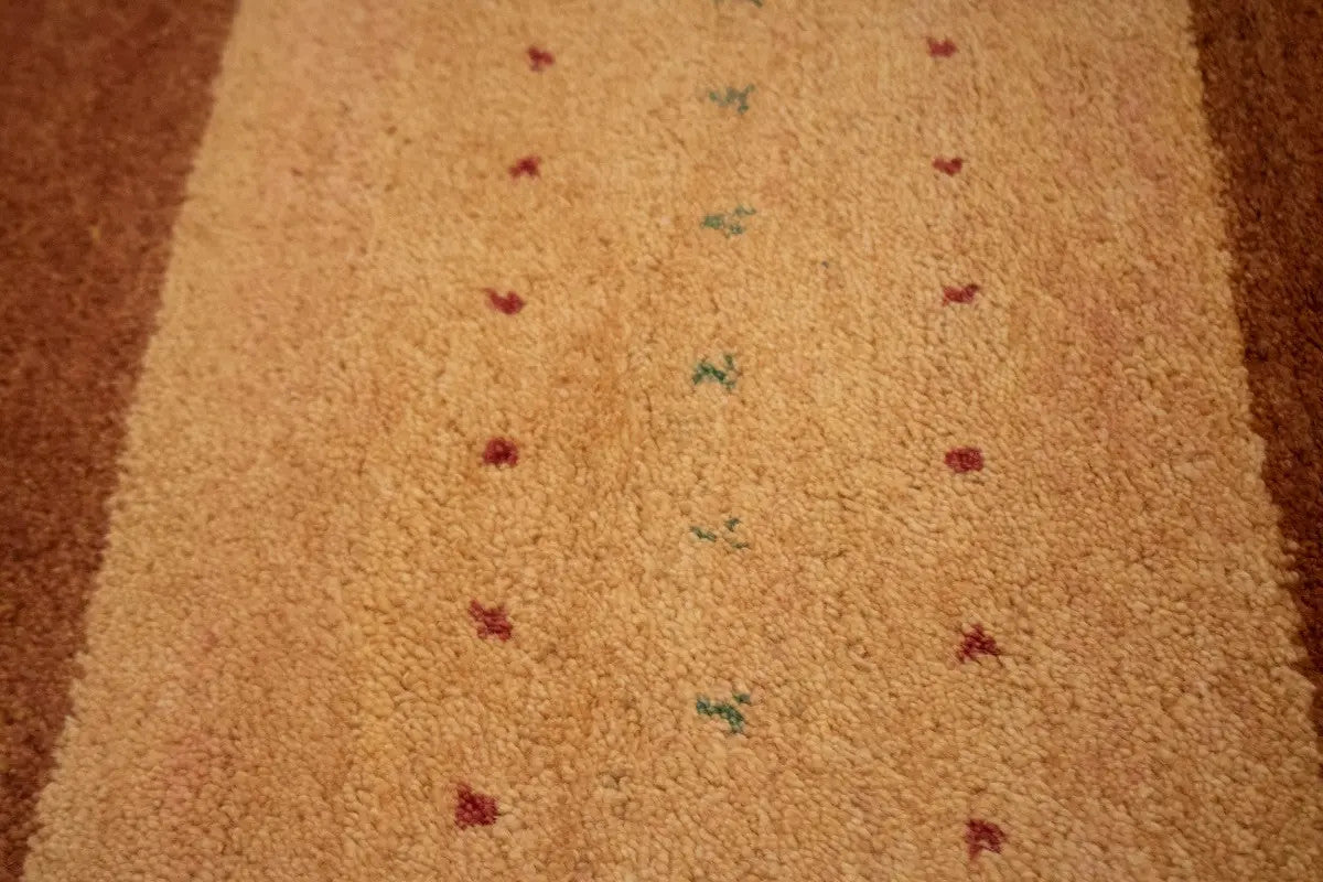 Handmade Gabbeh Rug Modern Tribal Stripes Design Wool Oriental Carpet 7X10 ft