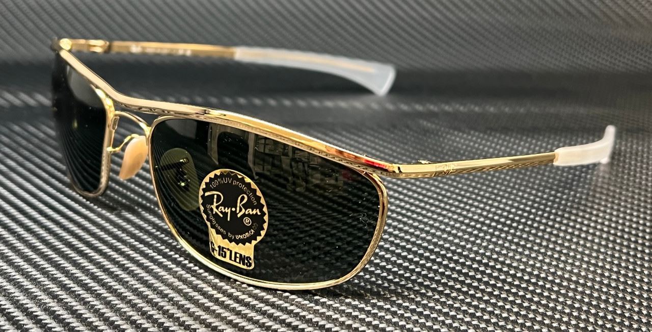 RAY BAN Olympian RB3119M 001 31 Gold Green Men's