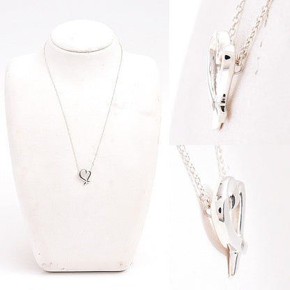 Tiffany & Co. Loving Heart Pendant By Paloma Picasso 1P Diamond Sv925