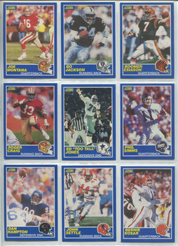 1989 Score Football Cards Complete Set