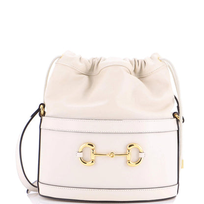 Gucci Horsebit 1955 Bucket Crossbody Bag Leather Small