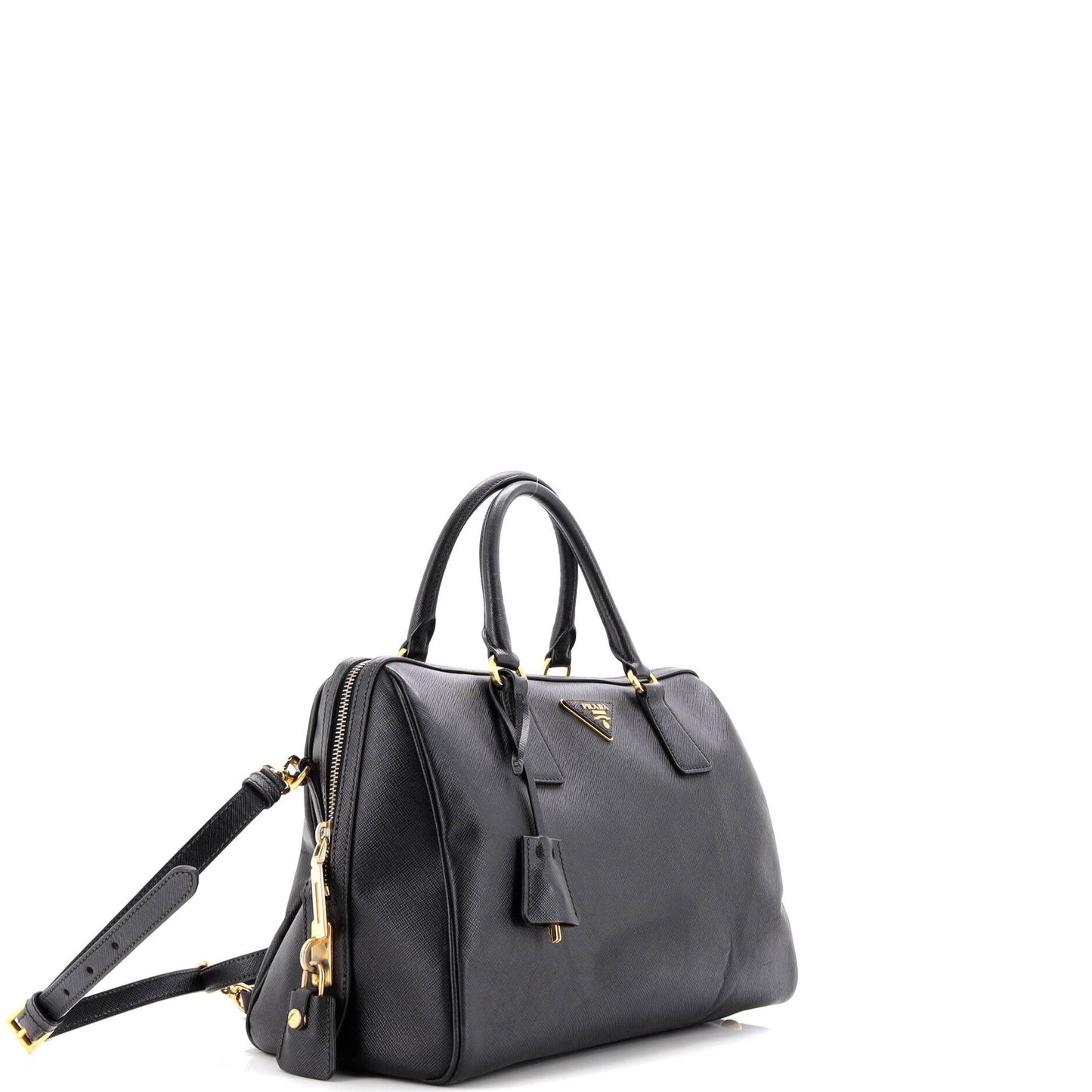 Prada Convertible Bowler Bag Saffiano Leather Medium