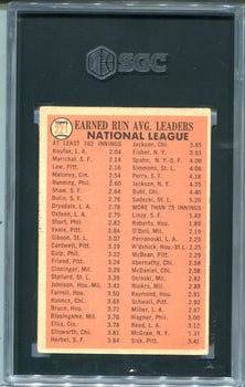 N.L. Era Leaders 1966 Topps Card #221 Sgc 4 Card