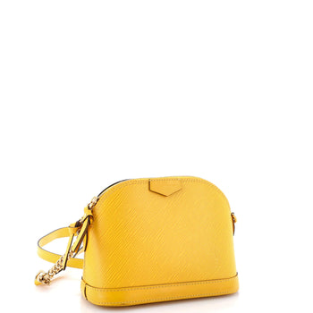 Louis Vuitton Alma Chain Handbag Epi Leather Mini